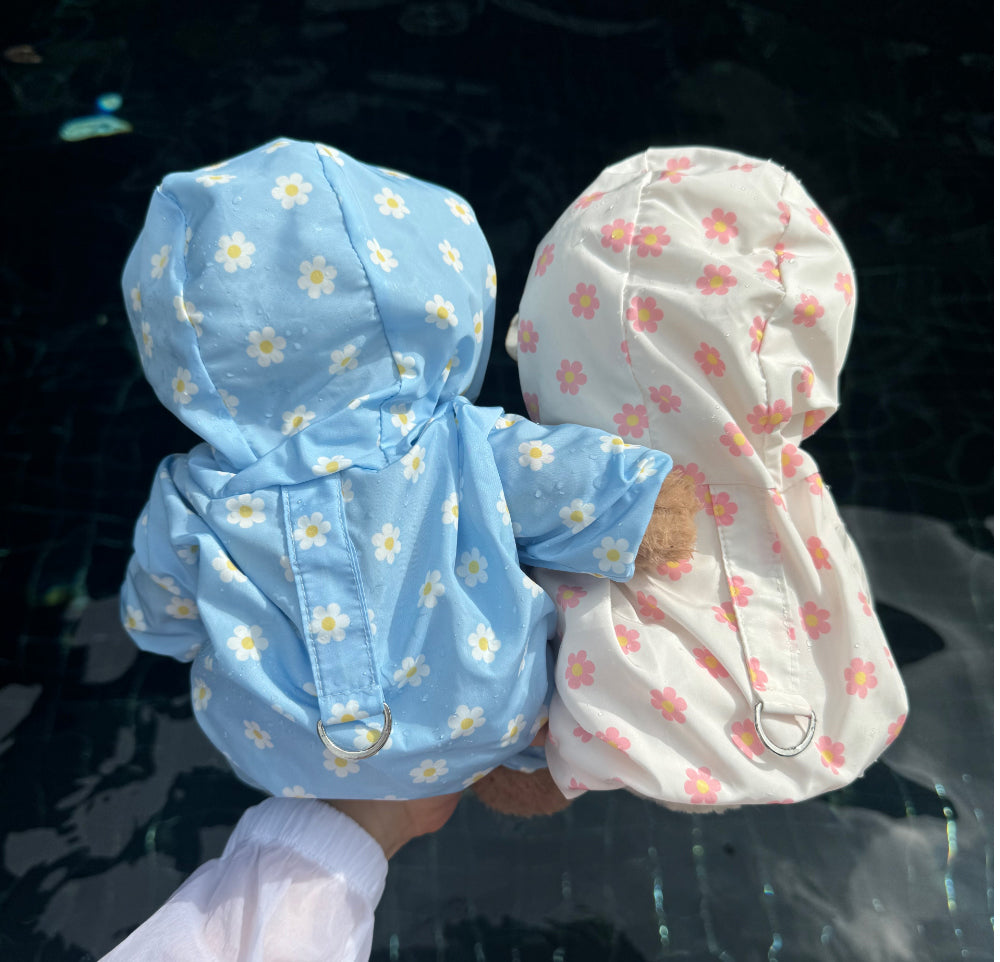 Flower Raincoat Onesie (2 colors)