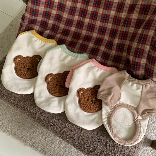 Bear Patch Raglan Sweatshirt (4 colors)