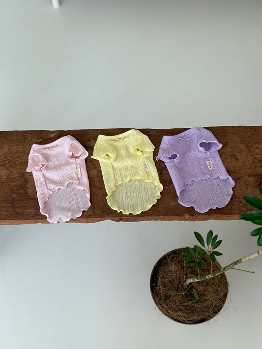 Chewing Ruffle Tee (3 colors)