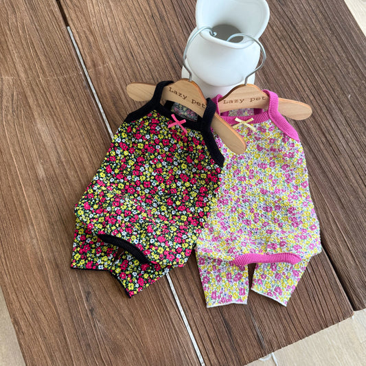 Retro Floral Onesie (2 colors)