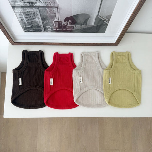 Punching Sleeveless Top (4 colors)