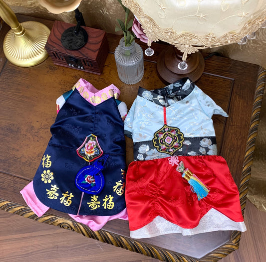 Hwangjinyi Saekdong Hanbok Onesie / Skirt