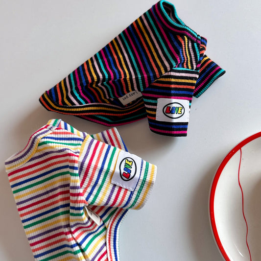 Rainbow Crop T-Shirt (2 colors)