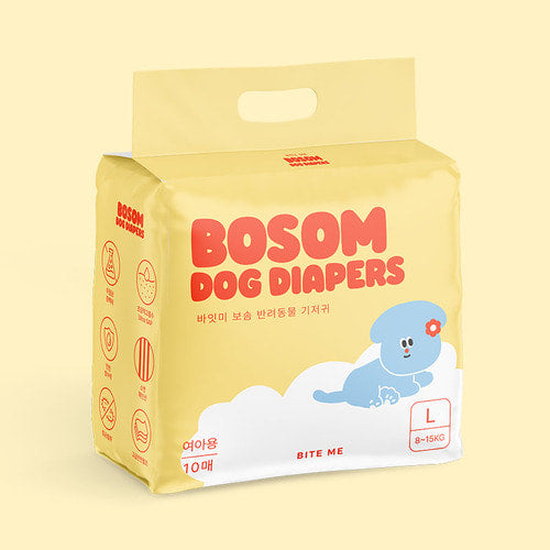Bosom Dog Diapers - Female (XS ~ L)
