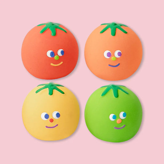 Rainbow Cherry Tomato Latex Toy (4pcs)
