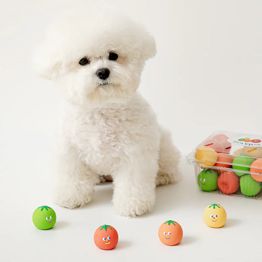 Rainbow Cherry Tomato Latex Toy (4pcs)