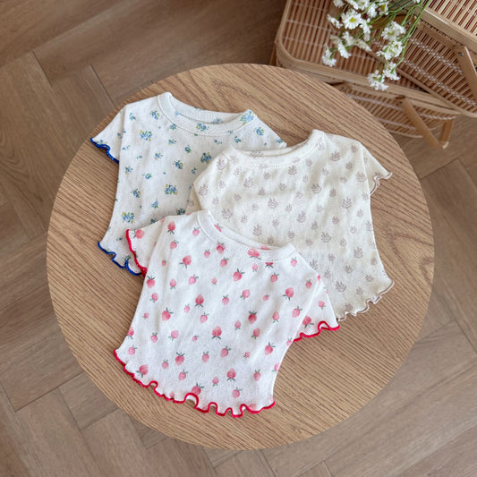 Eyelet Tee (3 colors)