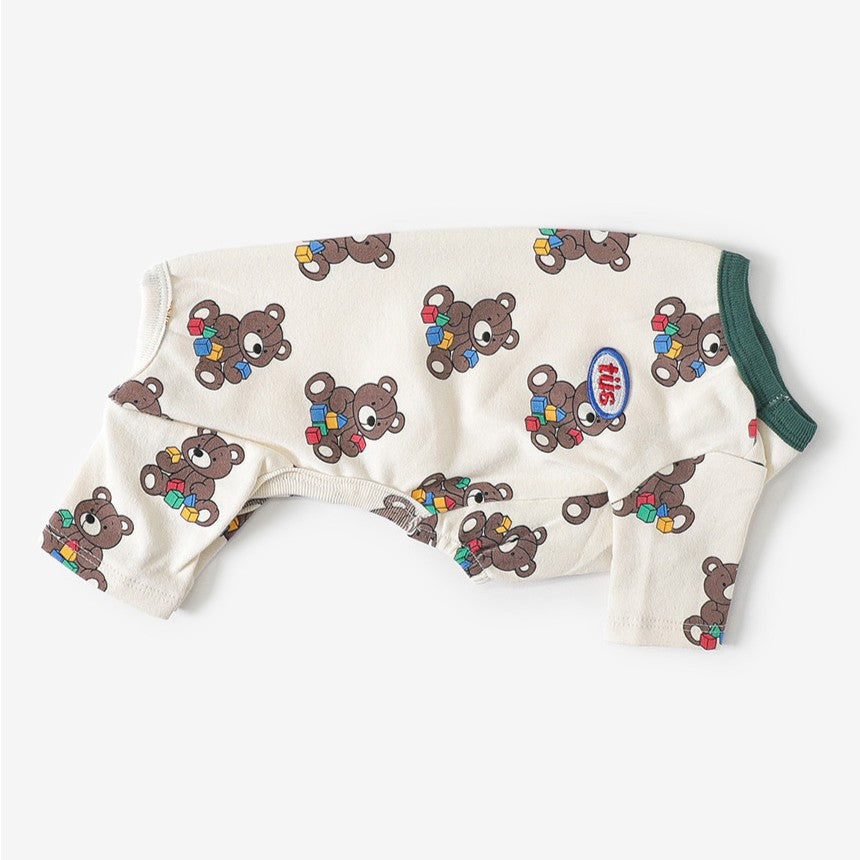 Block Toy Bear Onesie