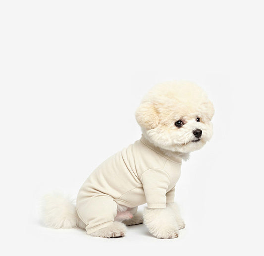 Plain Dog Onesie Ivory