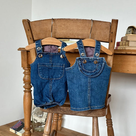 Washed Denim Onesie & Dress