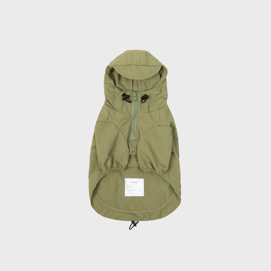 Hooded Shell Jacket Khaki