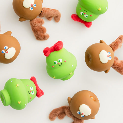 Furry Christmas Latex Toy Set- Rudolph & Tree (Preorder)