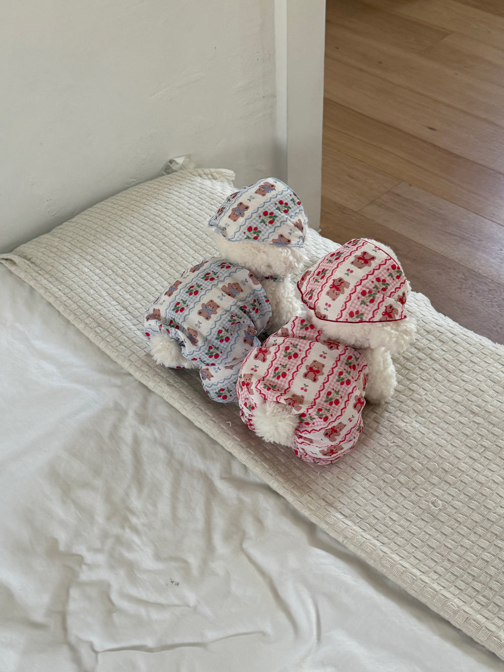 Cherry Bear Bloomers Onesie (2 colors)