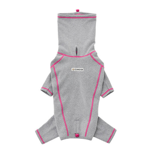Polar Tweed Snood Suit Melange Grey