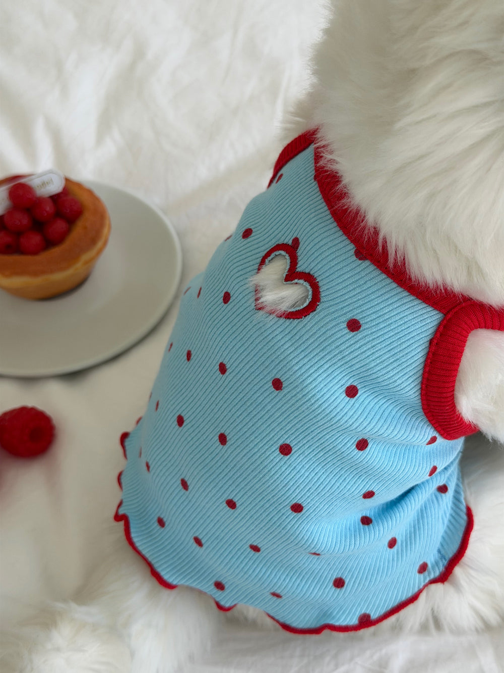 Heart Hole Polka Dot Top (2 colors)