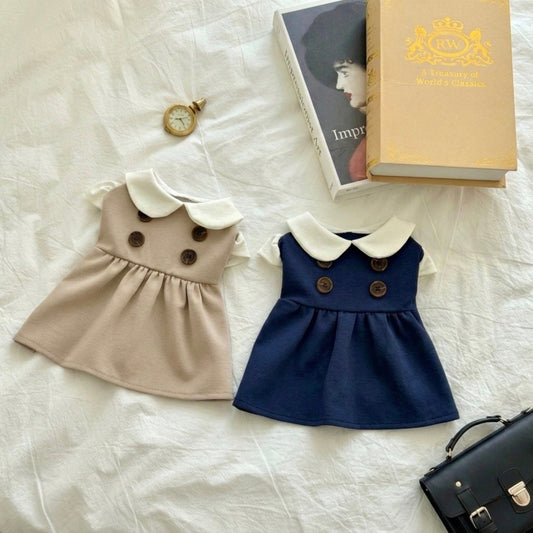 Trench School Dress (2 colors)