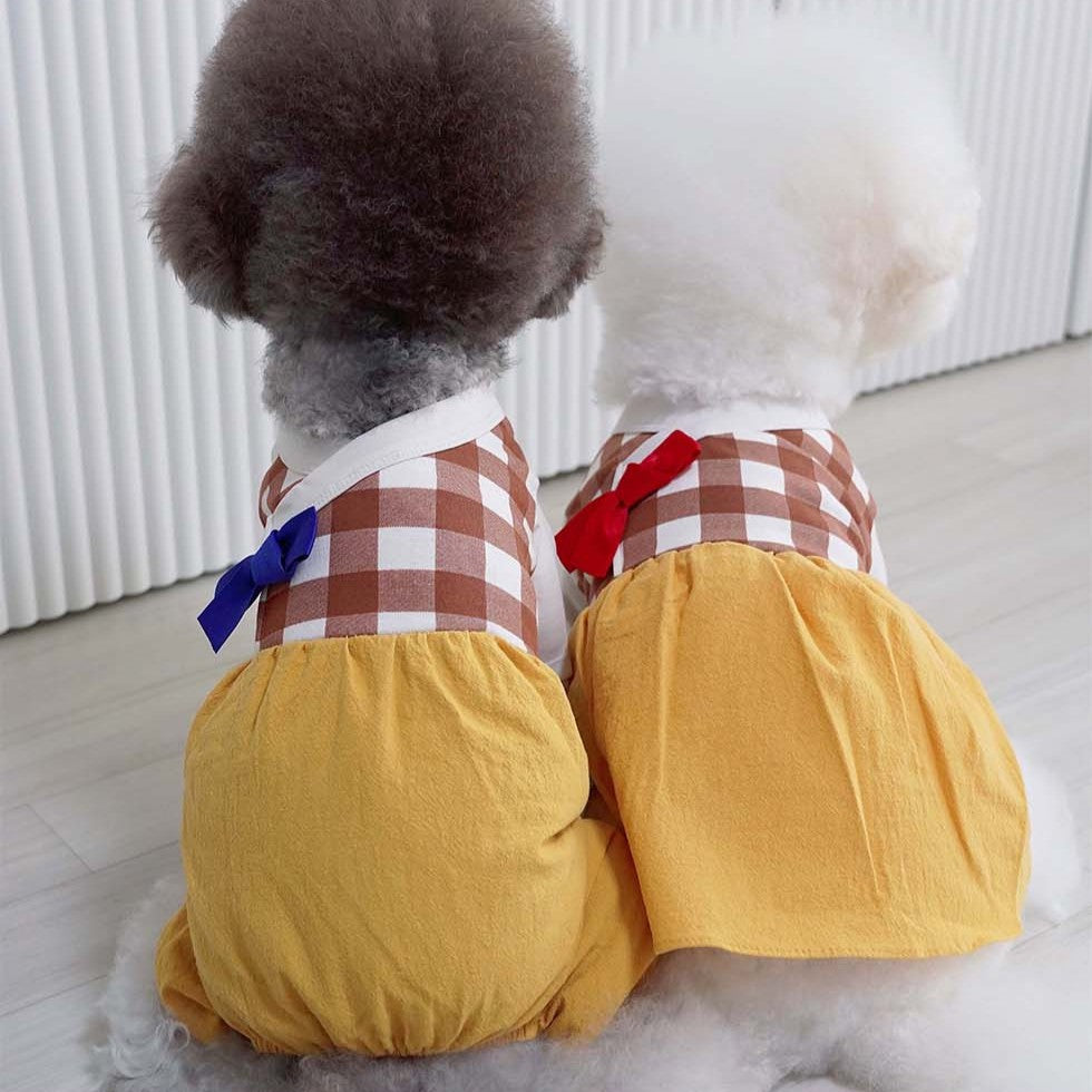 Gingham Check Hanbok (Onesies/Dress)