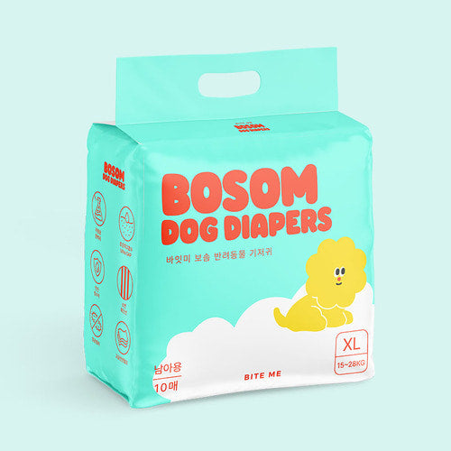 Bosom Dog Diapers - Male (S ~ XL)