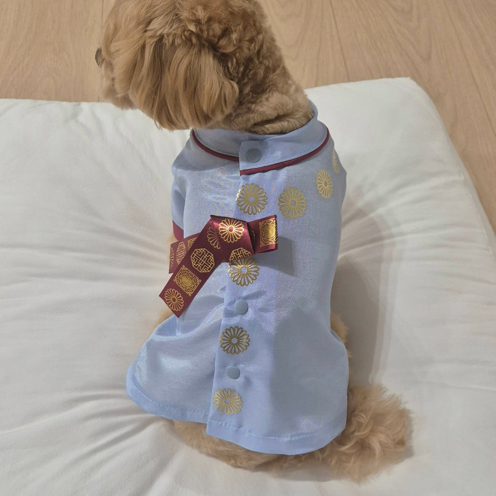 Gold Emblem Traditional Hanbok Vest (2 colors)