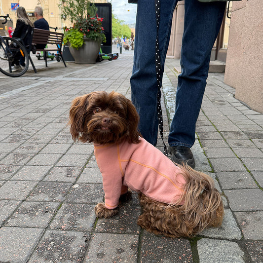 Polar Tweed Snood Top Pink