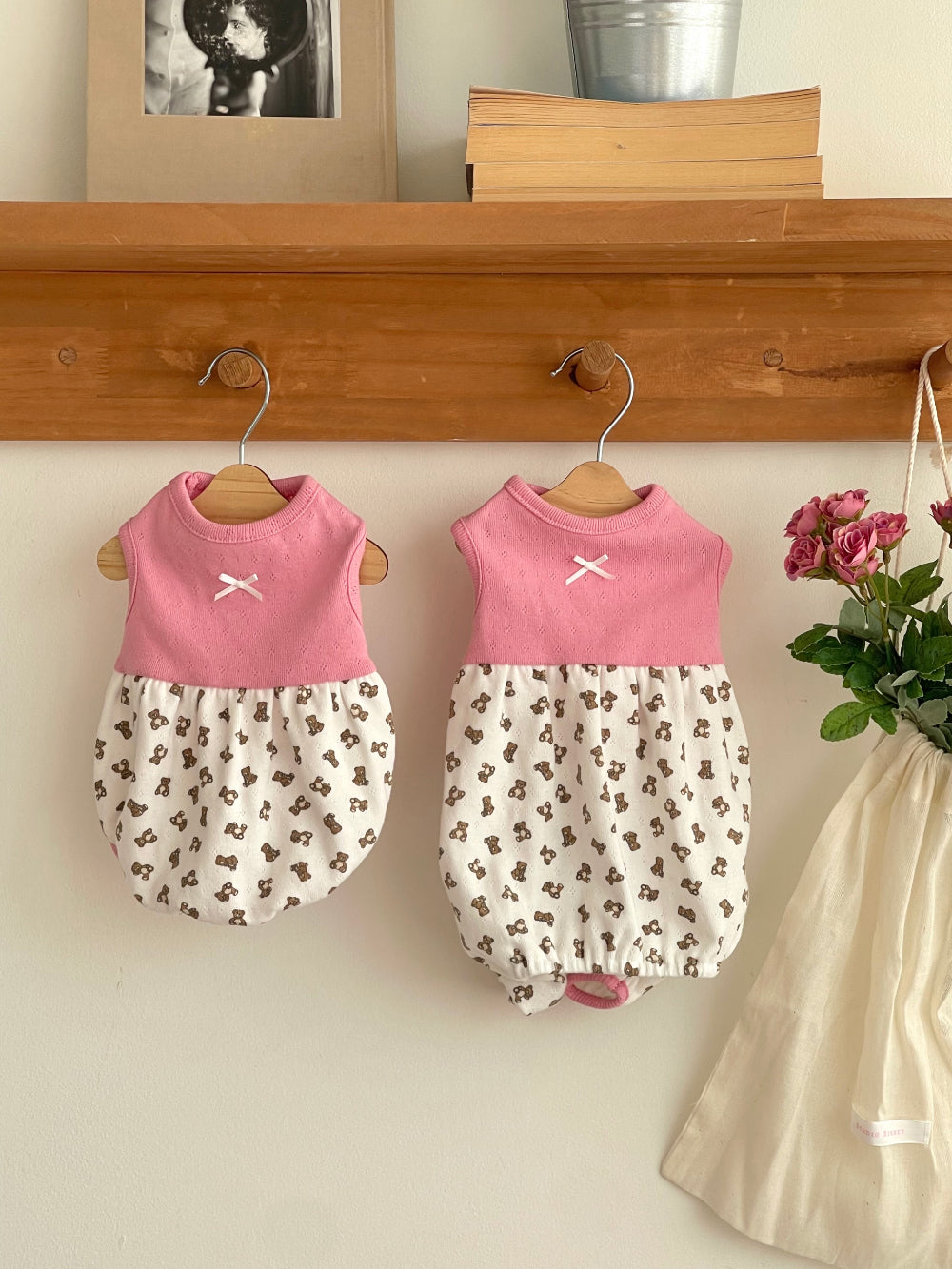 Teddy Balloon Dress & Onesie (3 colors)