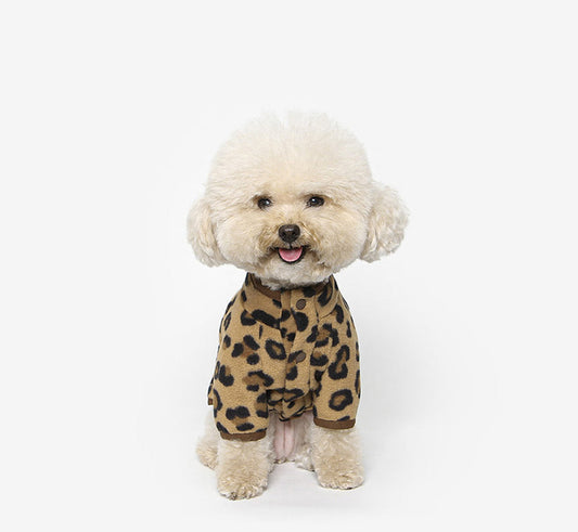 Leopard Fleece Jacket