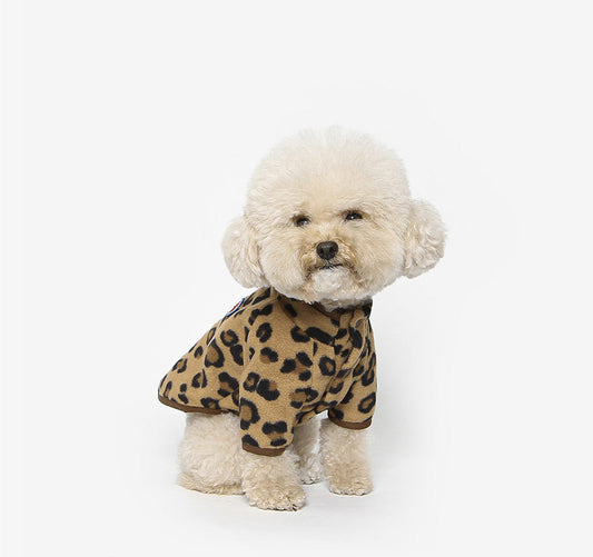 Leopard Fleece Jacket