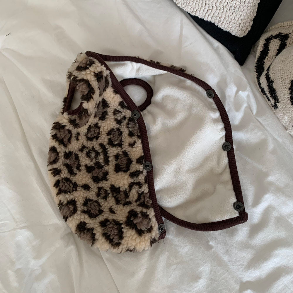 Leopard Sherpa Vest (2 colors)