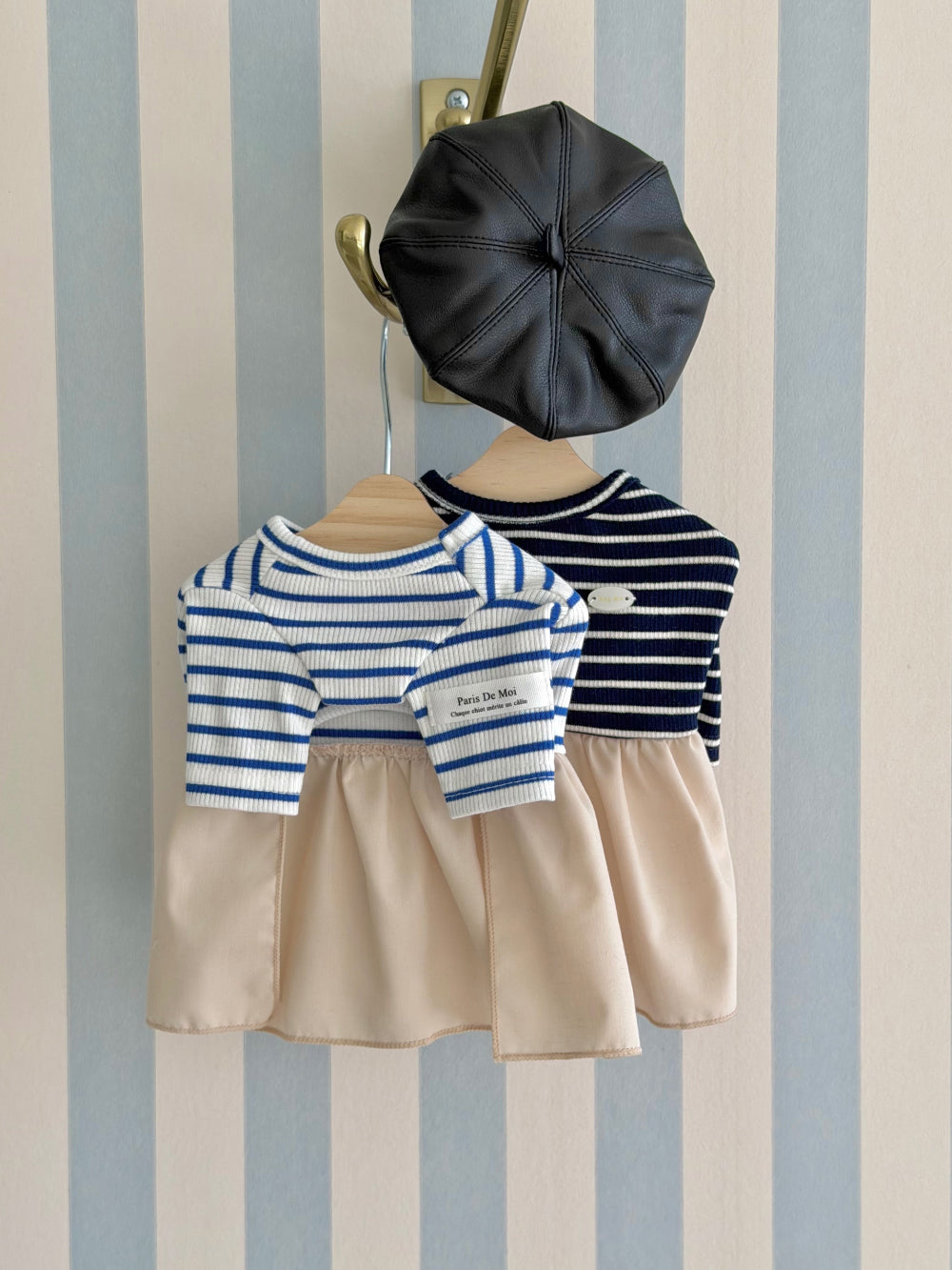 Marine French Dress (2 colors)