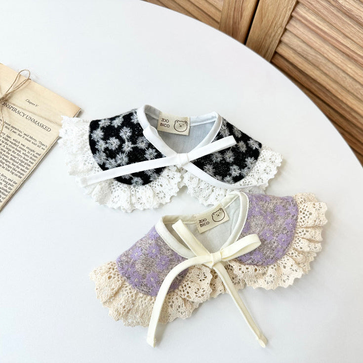 Floral Embroidery Cape (2 colors)