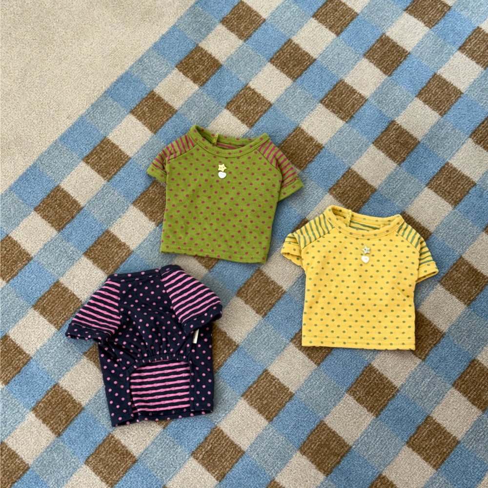 Star Button Tee (3 colors)