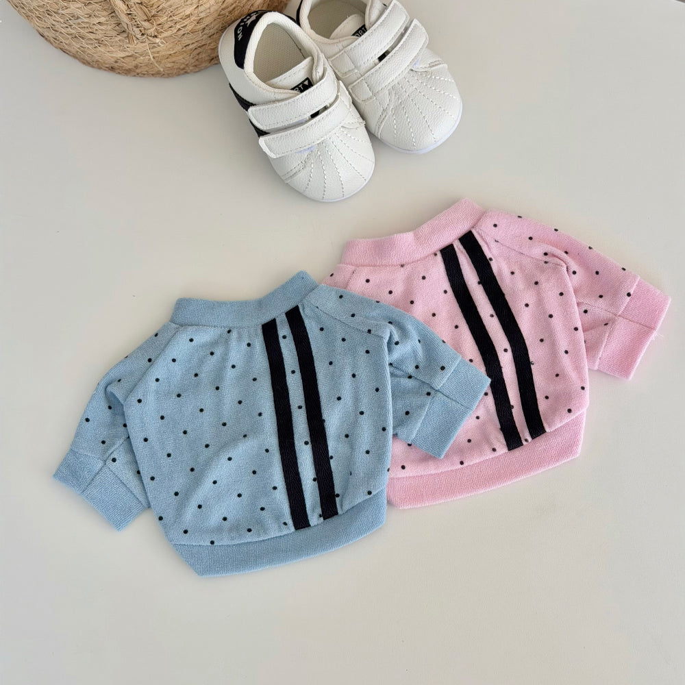 Terry Dot Sweatshirt (4 colors)