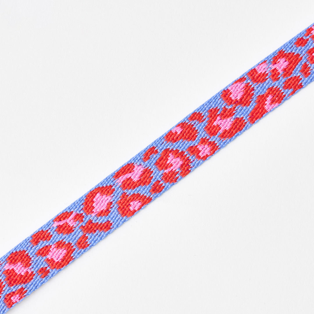 Gentle Leash Bolt, Long (Leopard Lavender Blue)