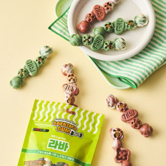 Larva Dental Chew Red & Green Fruits & Duck