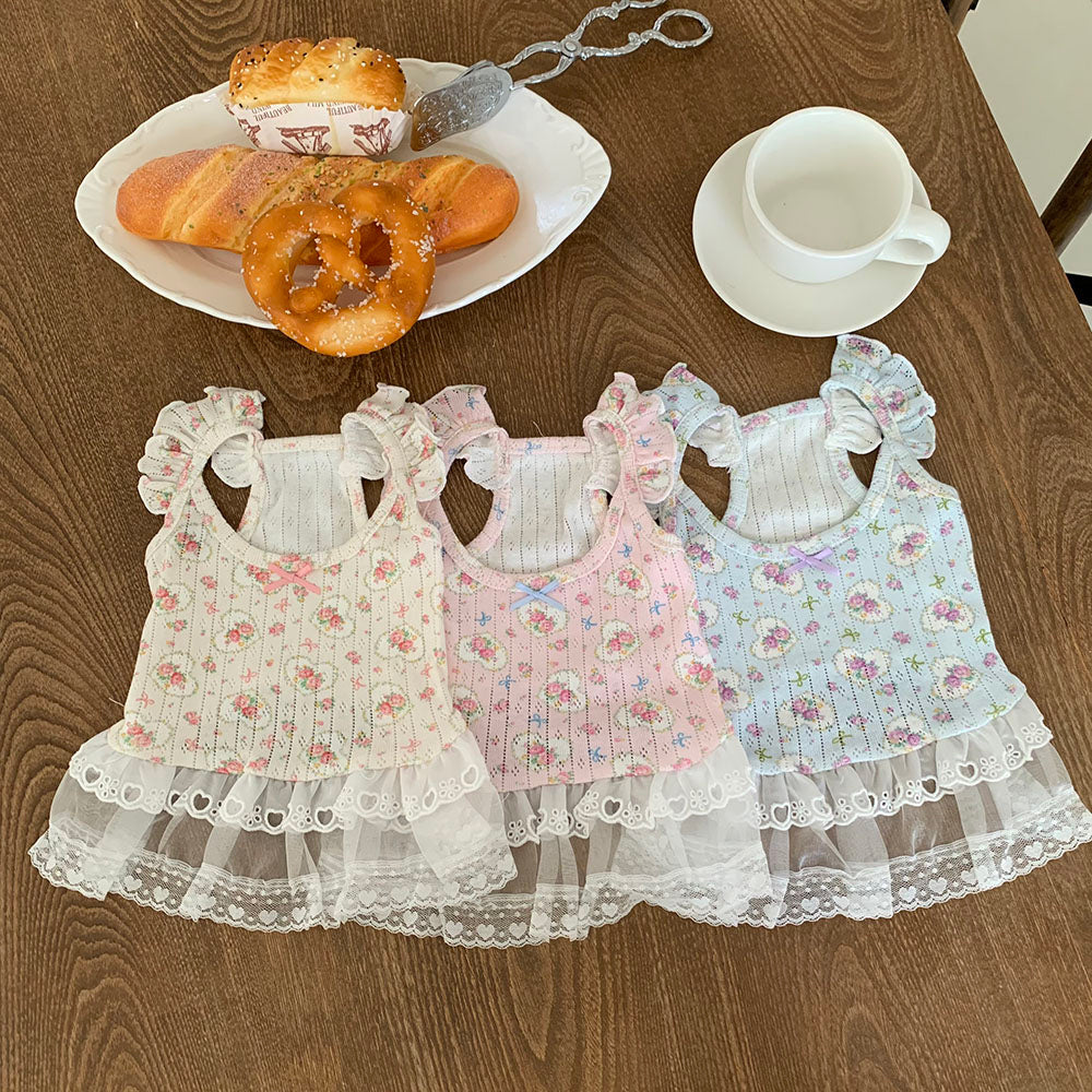 Fairy Petal Frill Dress (3 colors)