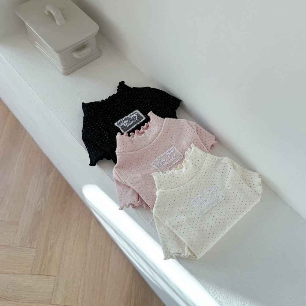 Dot Turtleneck T-Shirt (3 colors)