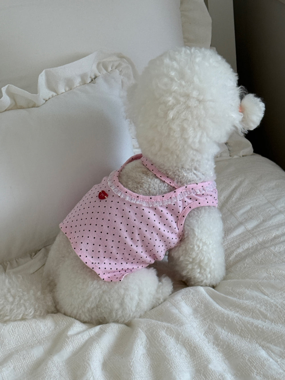 Barbie Dot Sleeveless Top (3 colors)