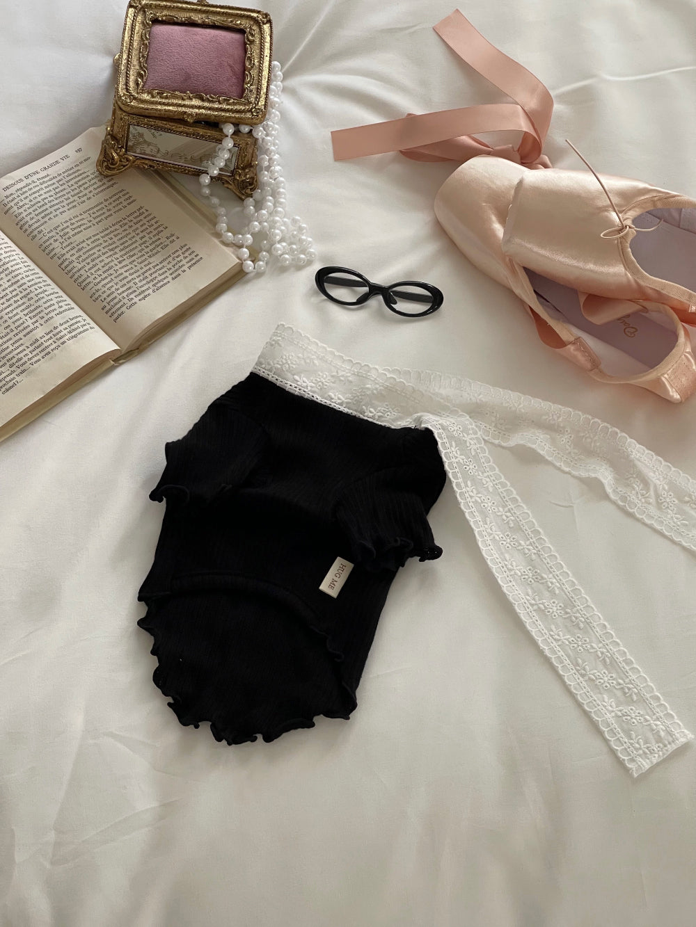 Ribbon Scarf Tee (3 colors)