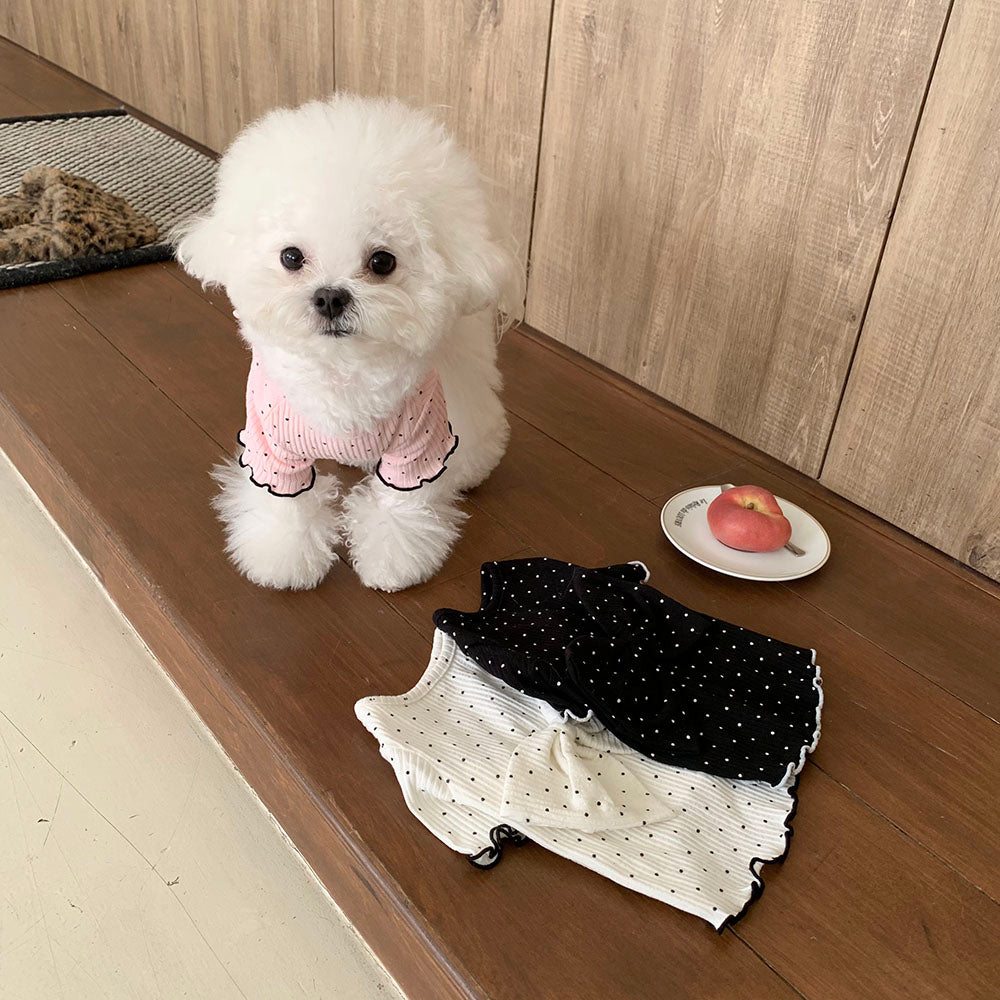 Polka Ribbon Tee (3 colors)