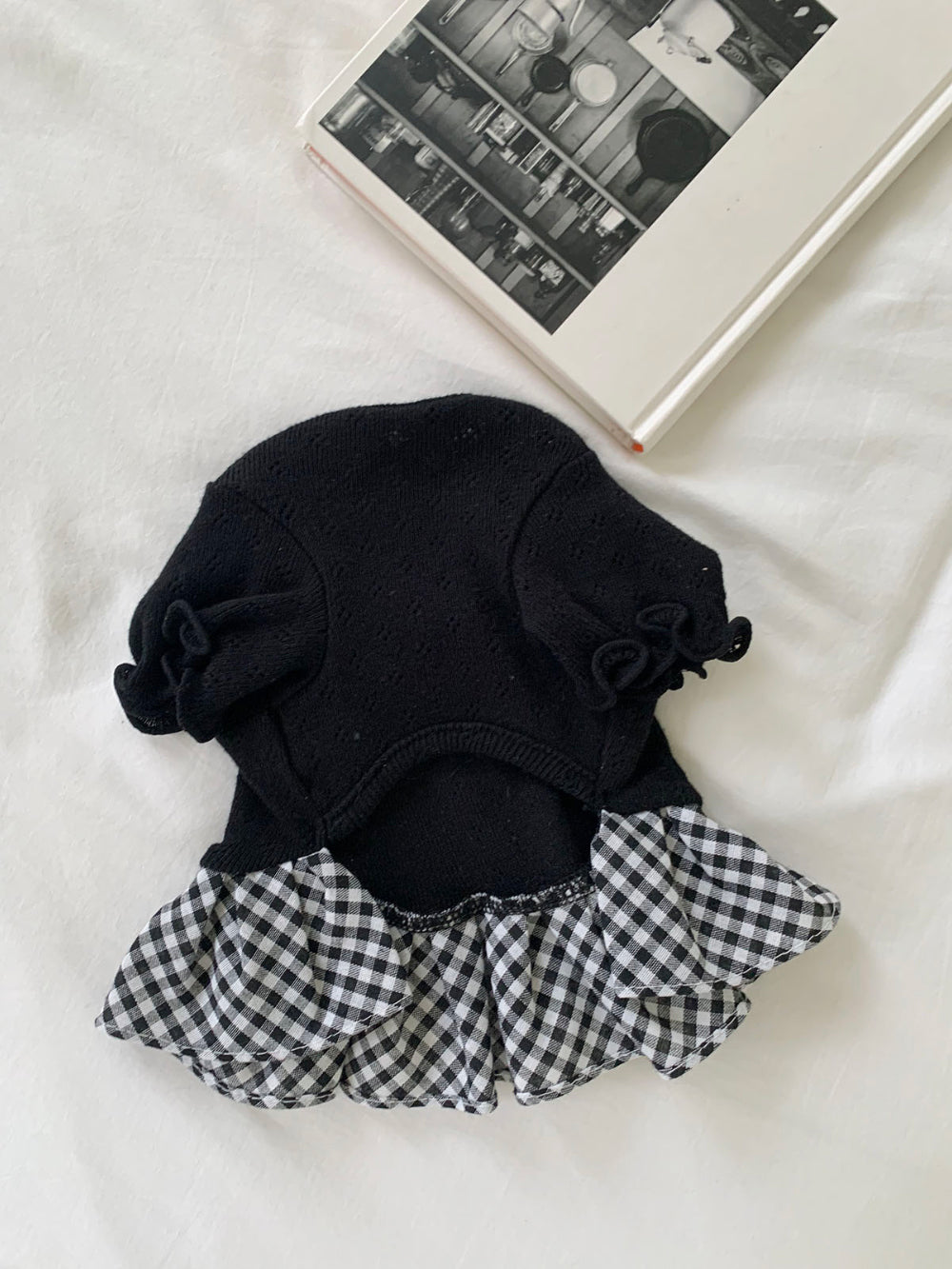 Ballet Velvet Check Dress (2 colors)