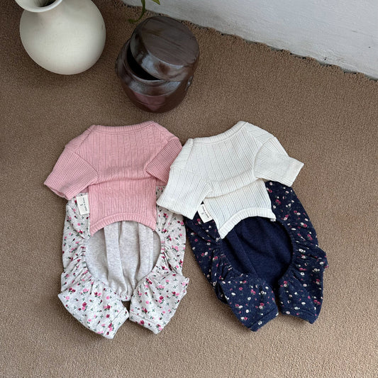 Floral Pajama Onesie (2 colors)