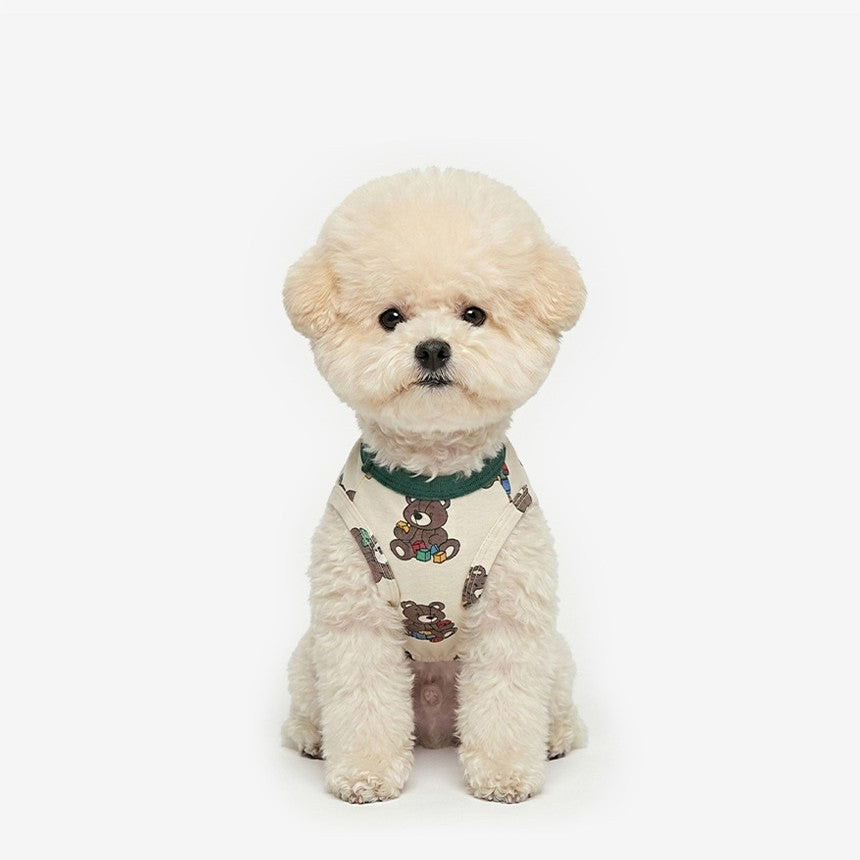 Block Toy Bear Sleeveless Tee