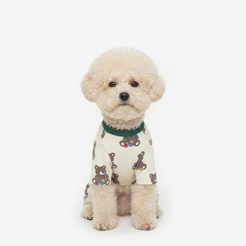 Block Toy Bear Onesie
