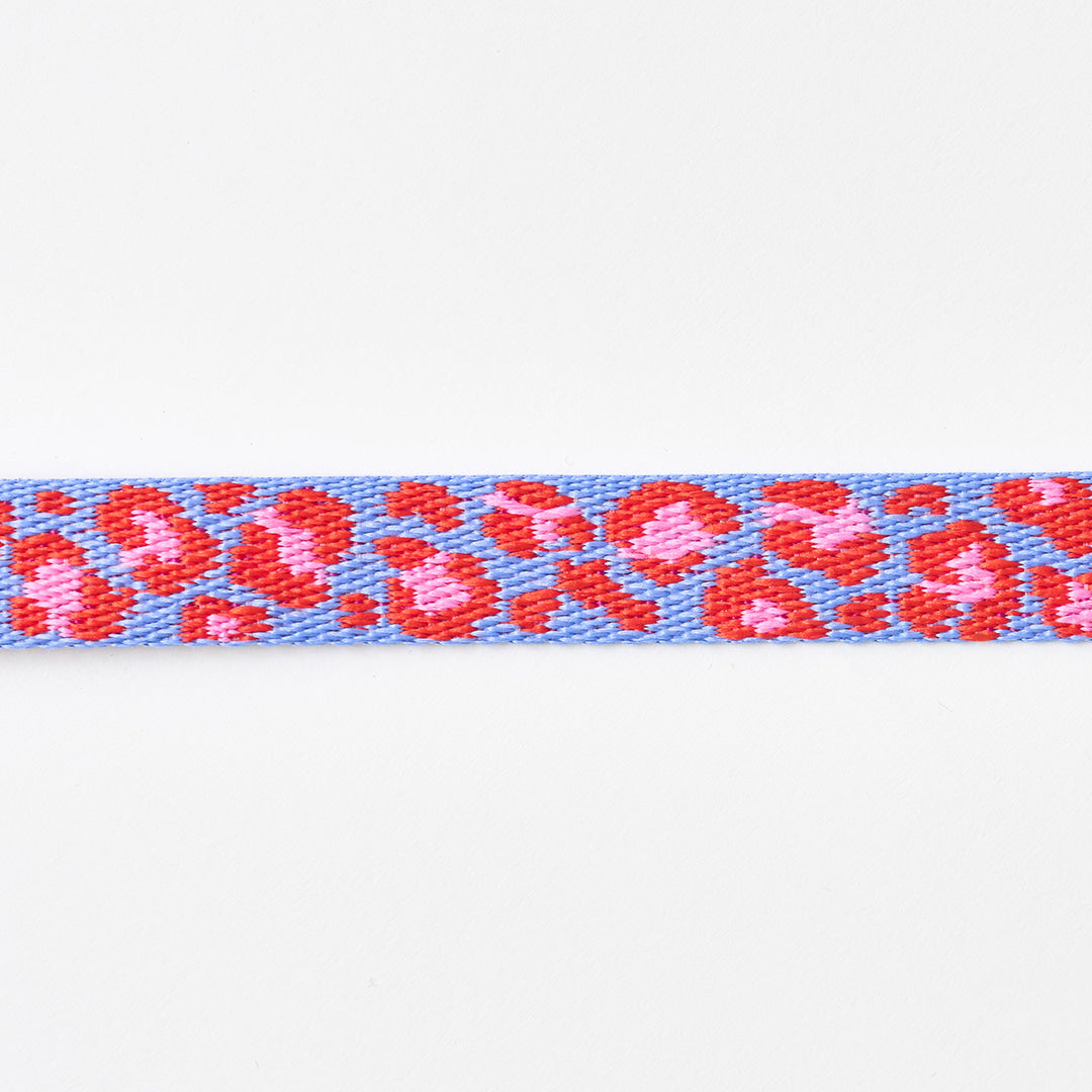 Gentle Collar Dual (Leopard Lavender Blue)