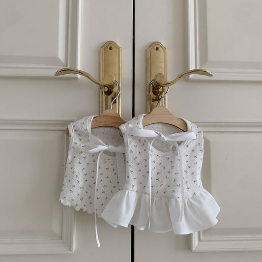 Flower Ballet Ribbon Dress/Tee