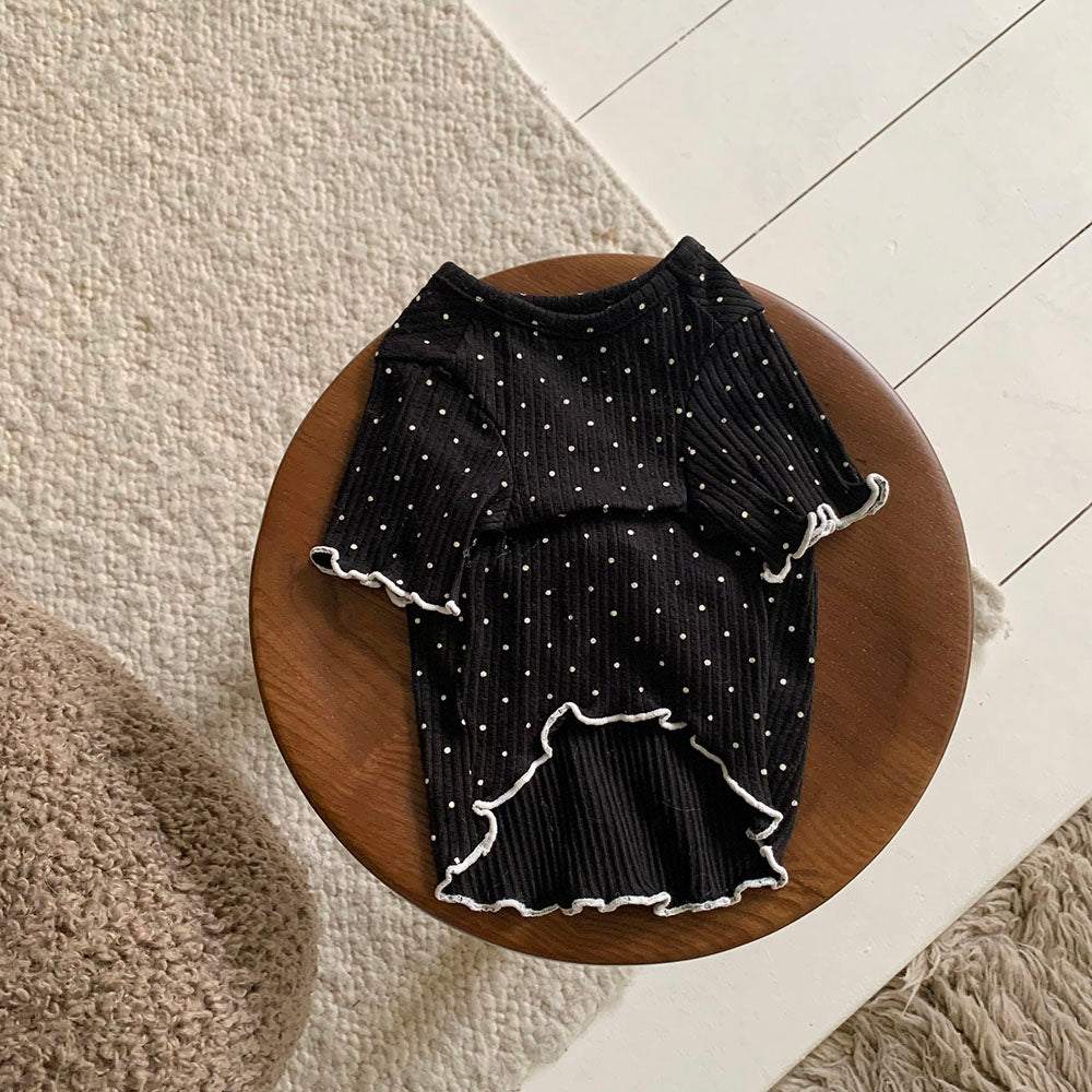 Polka Ribbon Tee (3 colors)