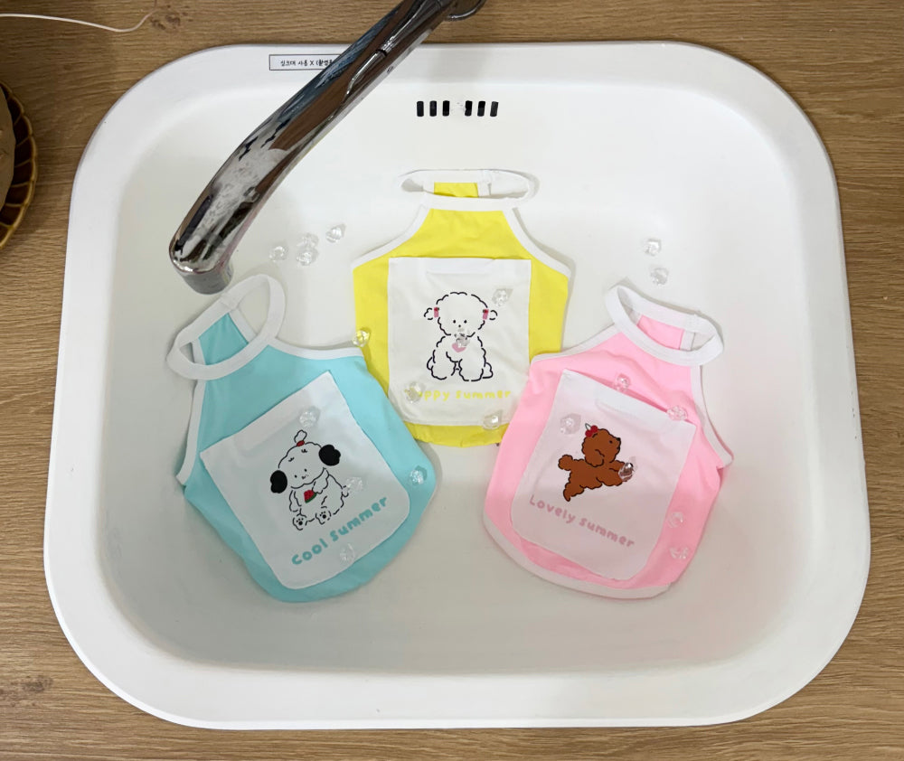 Cooling Friends Halter Neck Tee (3 colors)