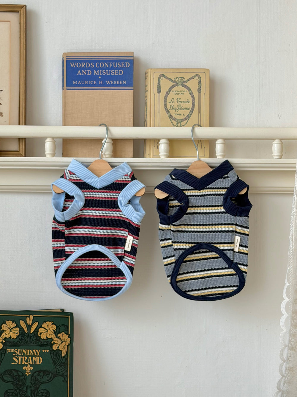 Rugby Stripe Knit Vest (2 colors)
