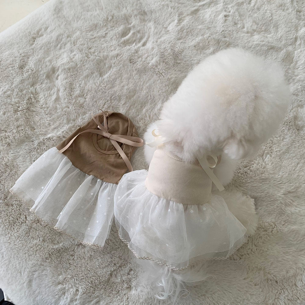 Ballet Ribbed Sleeveless Dress (2 colors)