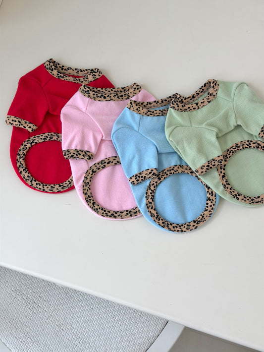 Leopard Heart Top (4 colors)